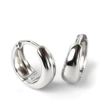 925 Sterling Silver Gold Plated Bubble Hoop Earrings