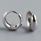 925 Sterling Silver Gold Plated Bubble Hoop Earrings
