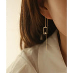 925 Sterling Silver Gold Plated Boxed Pearl Drop Earring